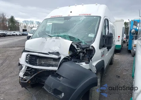 2021 Ram Promaster 3500 Cargo Van High Roof 159 Wb Ext из США, поврежденный, VIN 3C6MRVJG5ME511742